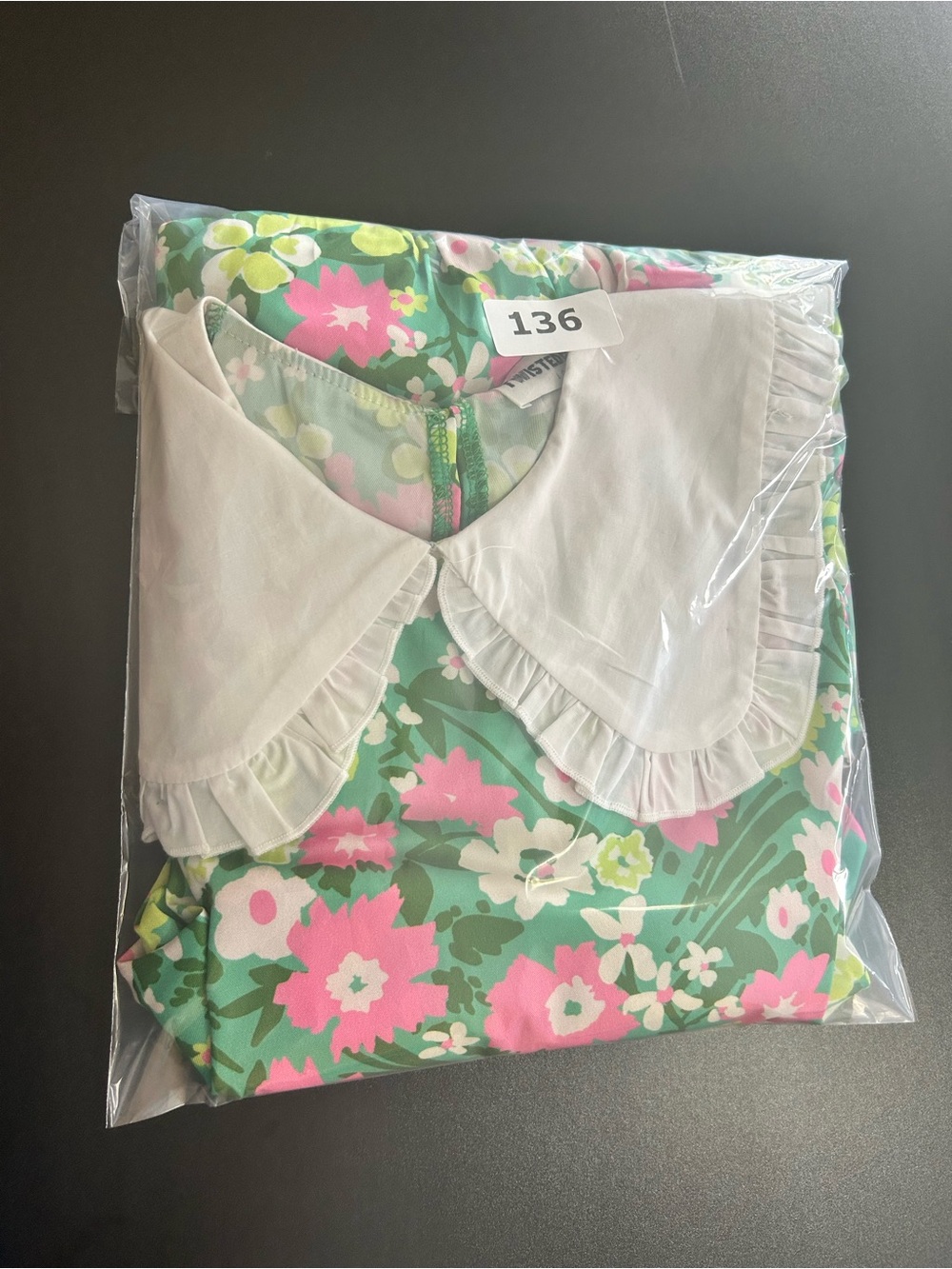 Twisted Wonder London Floral Peter Pan Collar Smock Mini Dress US 6 #136 - Picture 13 of 13